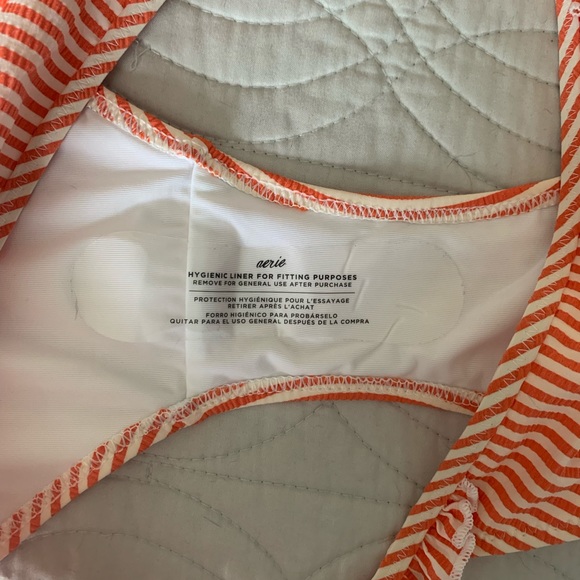 Aerie Seersucker Ruffle Bikini Bottom - Picture 6 of 6